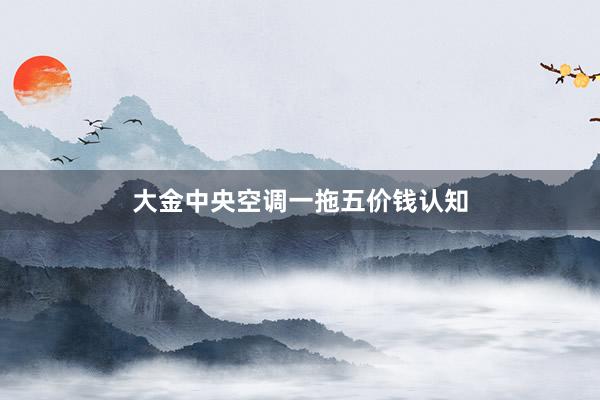 大金中央空调一拖五价钱认知